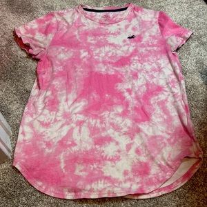 Pink, Hollister tie dye shirt. Size medium